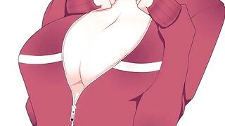 Leafa Suguha's big boobs anime hentai joio action