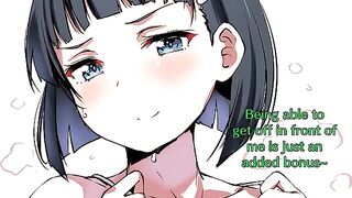 Leafa Suguha's big boobs anime hentai joio action