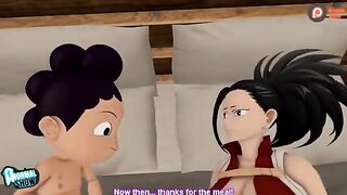 My Hero Academia's Momo and Uraraka get wild in a steamy scene