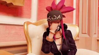 KDA Ahri tries adult industry for the first time with her camera
