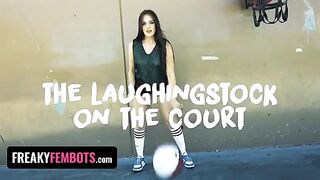Sports-themed sexbot Aubree Valentine, with her curvy figure and tight pussy, takes on intense action