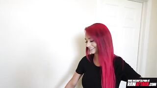 Tattooed slut Demi Rhoades gets fucked hard in this tape