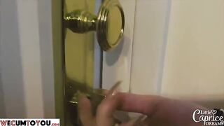 A little caprice is trying swinging with her husband for the first time