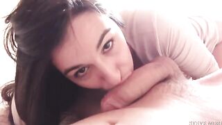 Small brunette babe Danika Morì gets her tight ass smashed hard and deep