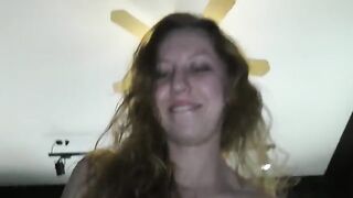 I put a big finger in tight neighbor's ass ! But she loves my cock ! Anal fuck