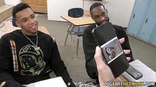 Kenzie Love enjoys hardcore 2 on 1 action with BBCs
