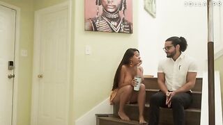 A preacher came to my house to save my soul in steamy roleplay action