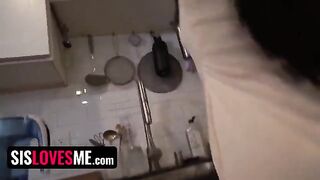 Bird Box Challenge with a twist, stepsis Alex Coal gets blindfolded and fucked hard