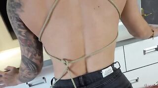 My stepbrother made a sticky surprise on my jeans