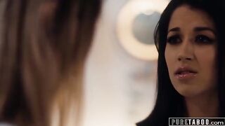 The bride-to-be gets enticed into a steamy lesbian encounter