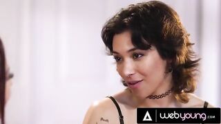 The passionate lesbian sex of college babe Brooklyn Gray and her girlfriend in HD