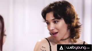 The passionate lesbian sex of college babe Brooklyn Gray and her girlfriend in HD