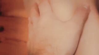 My wife with huge boobs jumps on my cock and gets me off