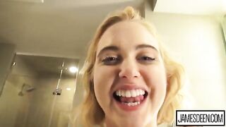 The perfect girl next door gets fucked hard and relentlessly by a huge cock