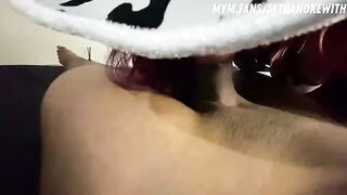My beautiful cowgirl step-sister wants to taste my cock