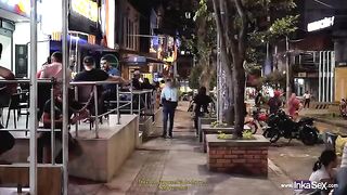 Sara Blonde got caught spied in a Colombian disco (EPIC FINALE)