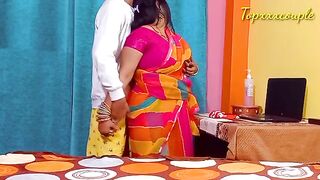Hot Indian maid experiences first anal and pussy sex