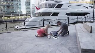 A British PAWG is willing to do anything for one million dollars, even have passionate sex with a stranger