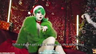 The Grinch fucks a hot babe on Christmas, giving her a creampie