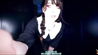 Xavier stuffed pussy of Wednesday Addams with a big cock