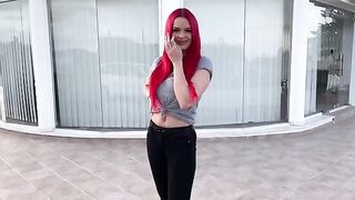 Public spontan fuck! User Anton recognized and fucked me outdoors