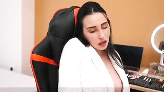 Mommy's boy gets her pregnant after jerking off in front of her