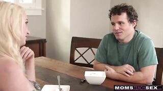 I fulfill my fantasy with a stepson watching me getting fucked