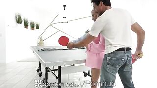 She lost a bet on ping pong and had to pay with her body, the stunning Kiara Cole