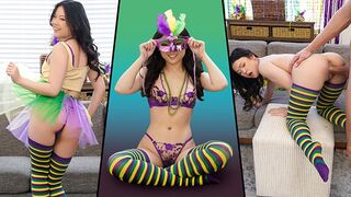 Petite Lulu Chu getting fucked on the streets of New Orleans