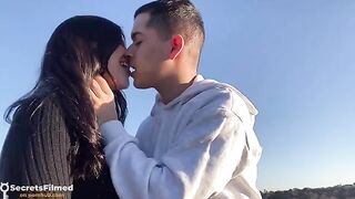 A passionate chick picked me up from the park after a Tinder date