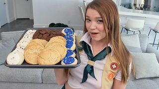 The Girl Scout is motivated and fucks like a slutty bitch