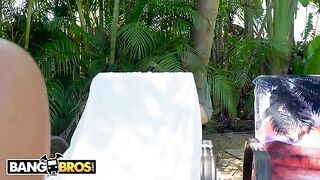 Julianna Vega shakes big ass for stalker in HD video