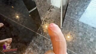 I spot an Austrian girl in the shower and jerk off while watching her, an exclusive POV experience