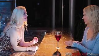 Hot teen Jill Kassidy gets seduced by the bartender's stunning curves