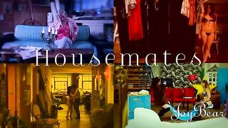 Two bisexual artists, Amber Nevada and Stella Cox, enjoy a passionate threesome