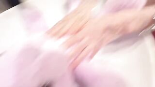 A young cute girl celebrated her birthday with a hard fuck