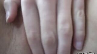 Busty girlfriend fucked hard by a big toy in POV