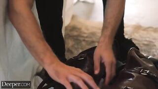 Submissive Amber gets dominated and fucked by a stranger