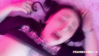 The girl with a hole is being fucked hard and deep