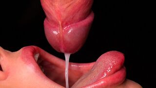 The best way to milk a cock with your mouth, an ASMR blowjob technique