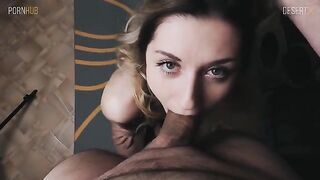Bald pussy fuck with cum on face finish