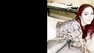 Redhead Arietta gets her tight cunt smashed by BBC