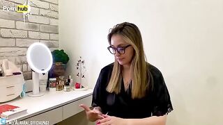 Yes, my stepmom is a slut. I tied her up in my dad’s bedroom and fucked her