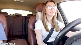 The more, the better! A hot stepmom surprises after driving lessons