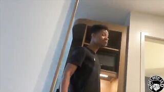 Skinny babe Kira Perez gets banged hard by lil d on the couch in part 2