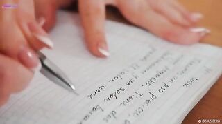 Squirt while learning Spanish with a hot amateur