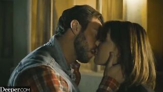 A woman fucked on the car hood while her boyfriend was away, a sensual scene