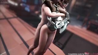 Overwatch Tracer 2021 compilation with sound - RedScarlet28's animated fuck fest