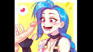 Hottest League of Legends Jinx hentai compilation ever, 100% teen porn!