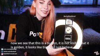 500K! Unboxing and Oral Creampie, a steamy gift from a redhead babe